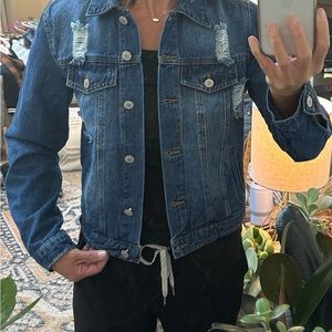 Denim Collection “Love Tree Denim” Jean Jacket- Small